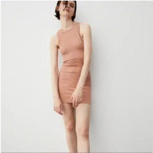 chinese dress ladies Chanel Strapless Leather Dress